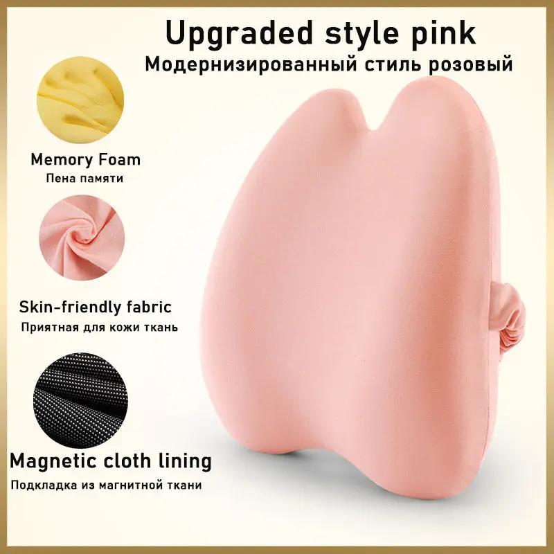 Comfortable Car Waist and Back Cushion - Ergonomic Support - AllvueCo