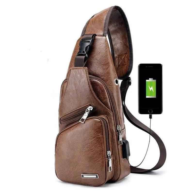 Waterproof One-Shoulder Messenger Bag for Casual Use