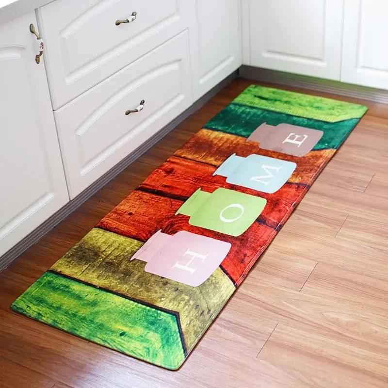 Printed Long Floor Mat for Bathroom and Kitchen Rug - Stylish and Functional
