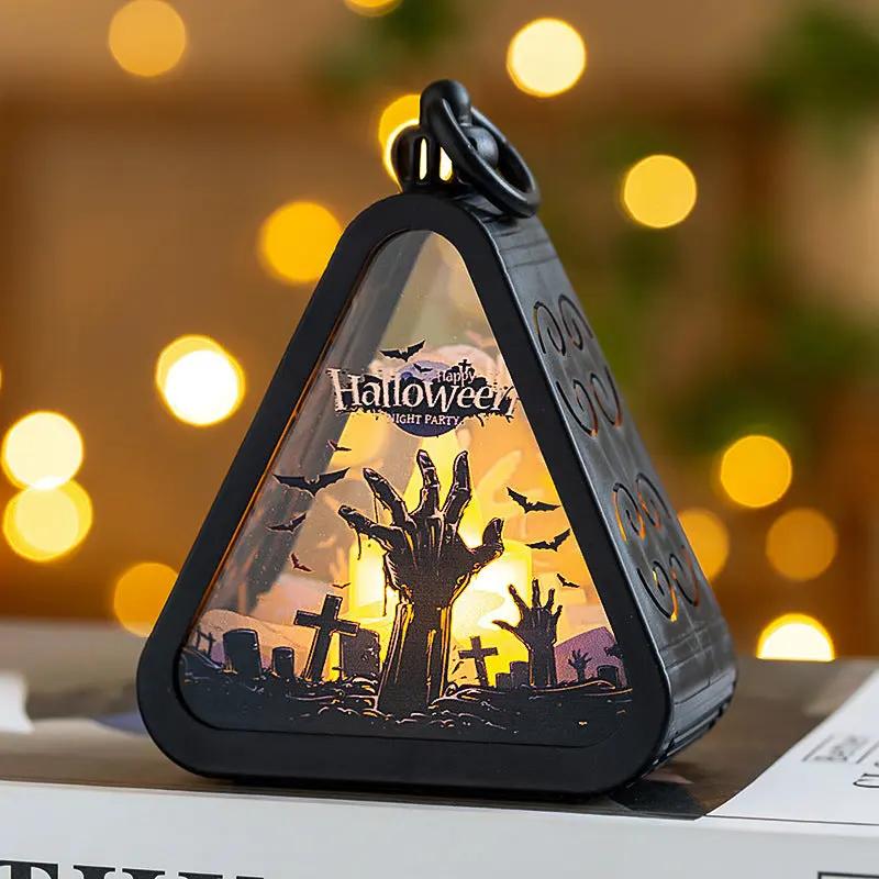 Halloween Decorations - Portable Pumpkin Lamp for Festive Decor - AllvueCo
