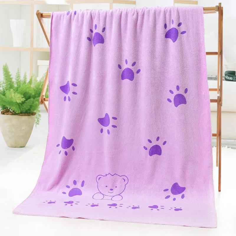 Bath and Beach Towel Cartoon Print - Fun and Functional Cartoon Print Bath and Beach Towel
