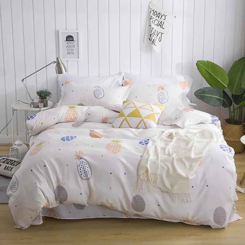 Aloe Cotton Bed Sheet - Premium Quality Bedding for Dormitory Comfort