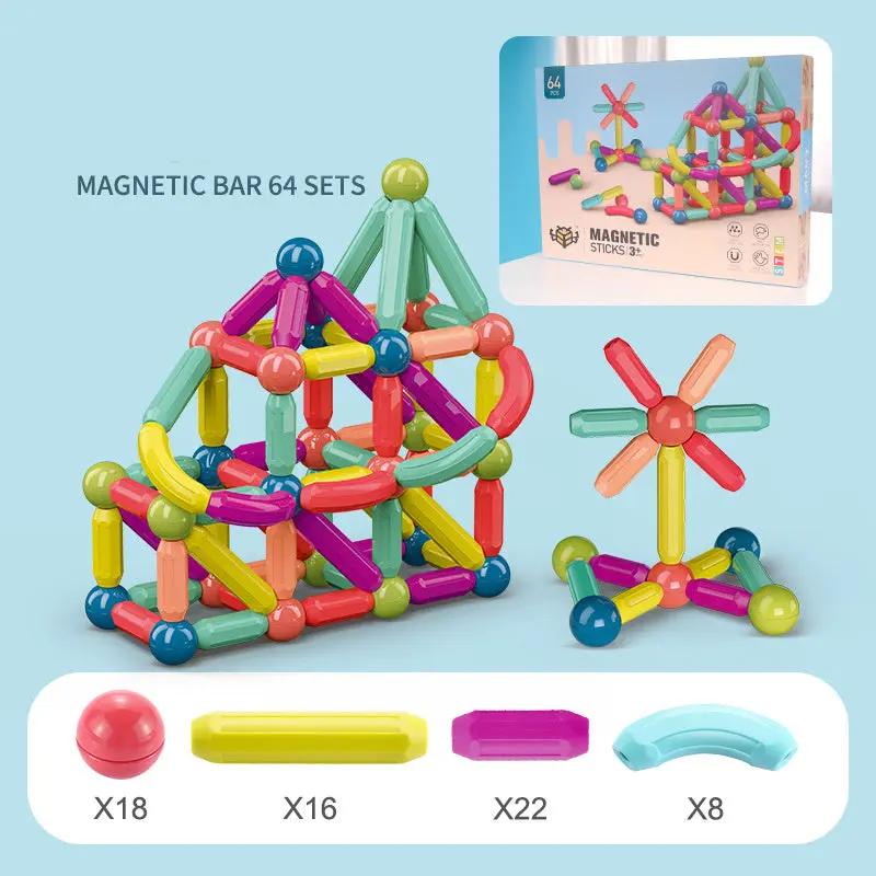 Adorable Baby Magnetic Stick Building Blocks Set AllvueCo