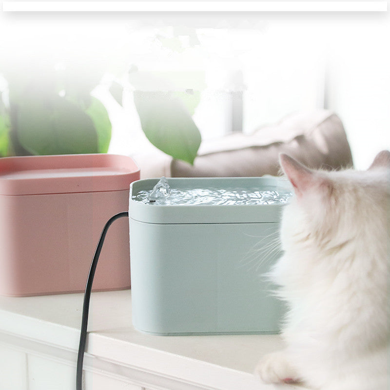 Smart Pet Water Fountain – Automatic Dispenser for Cats & Small Dogs (1.5L) AllvueCo