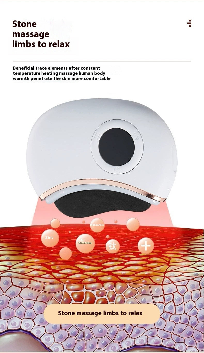 Smart Electric Gua Sha Facial Massager – Heated Scraping Therapy Tool with Adjustable Temperature & Rechargeable Design AllvueCo