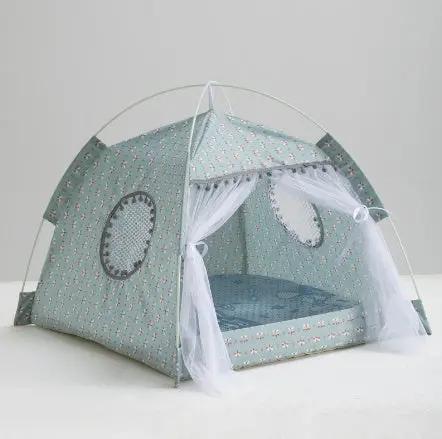 Cat Tent Enclosed Pet Bed - Cozy Cat House for Indoor Cats - AllvueCo