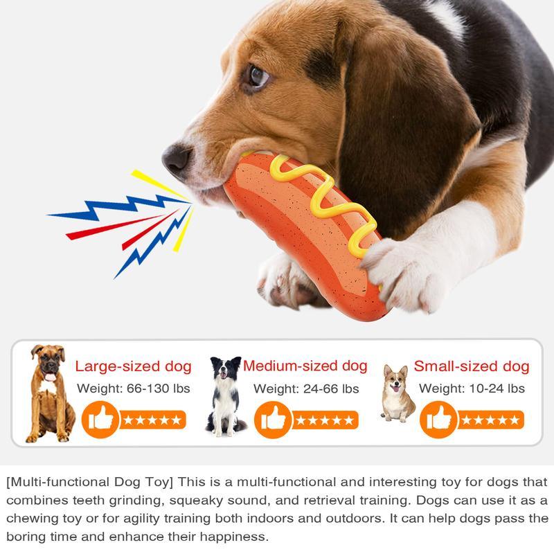 POKEl Indestructible Dog Chew Toy β Tough Rubber Toy for Aggressive Chewers (Orange) - AllvueCo