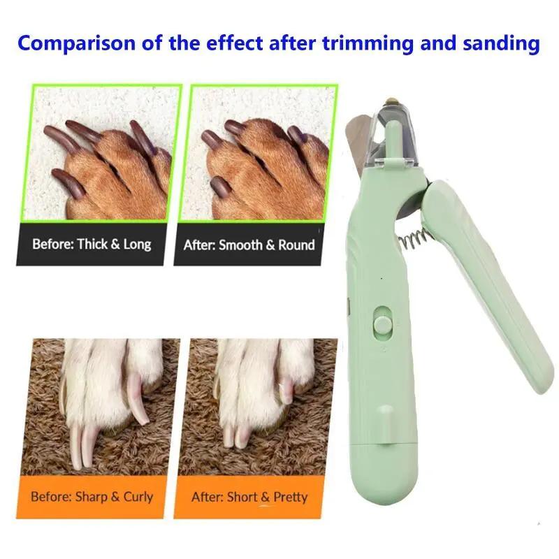 2-in-1 Pet Nail Clippers with LED Light – Safe Trimming for Dogs & Cats My Store