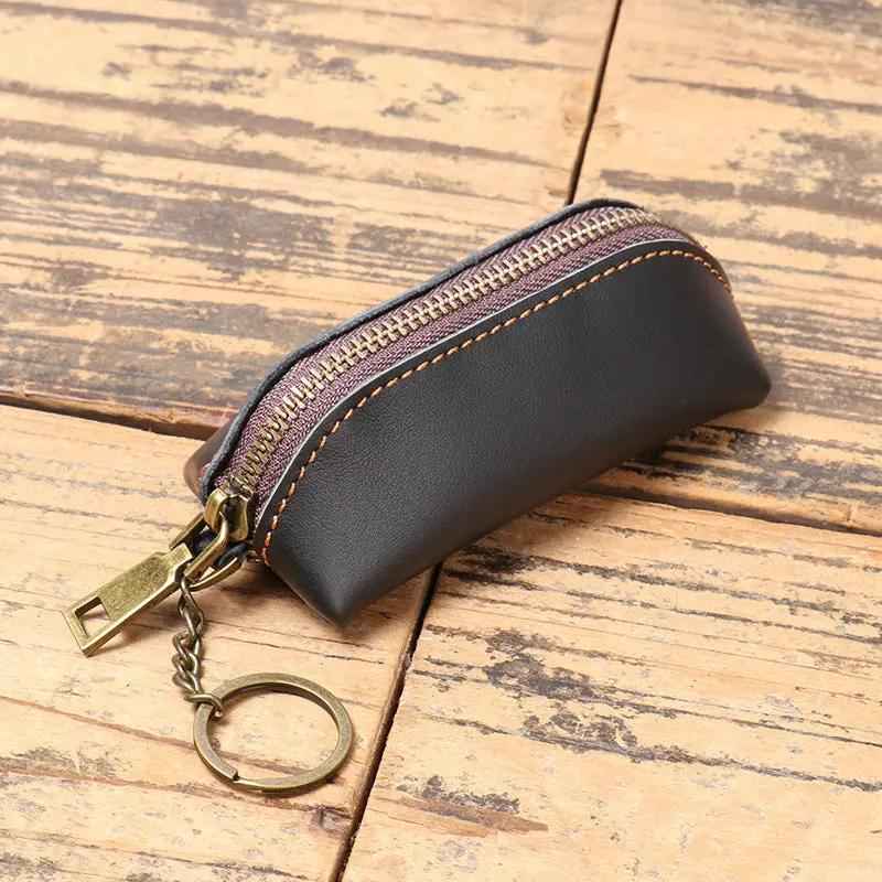 Men's Leather Clutch Wallet - Stylish Multifunctional Coin Purse Organizer