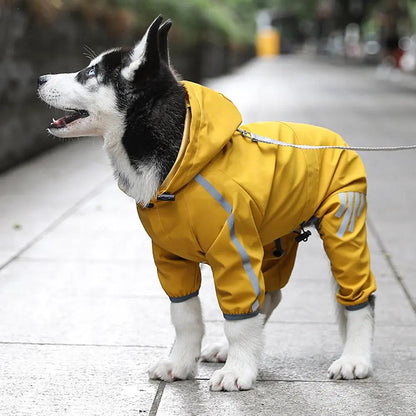 Reflective Waterproof Dog Raincoat with Hood for Small Dogs - AllvueCo