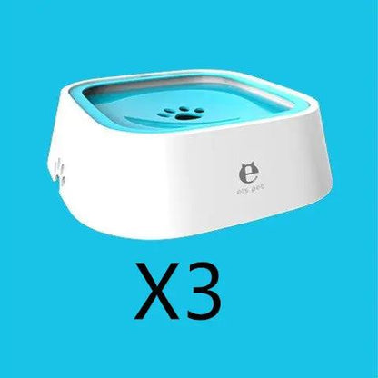 1.5L Cat Dog Water Bowl - Floating Anti-Overflow Feeder - AllvueCo