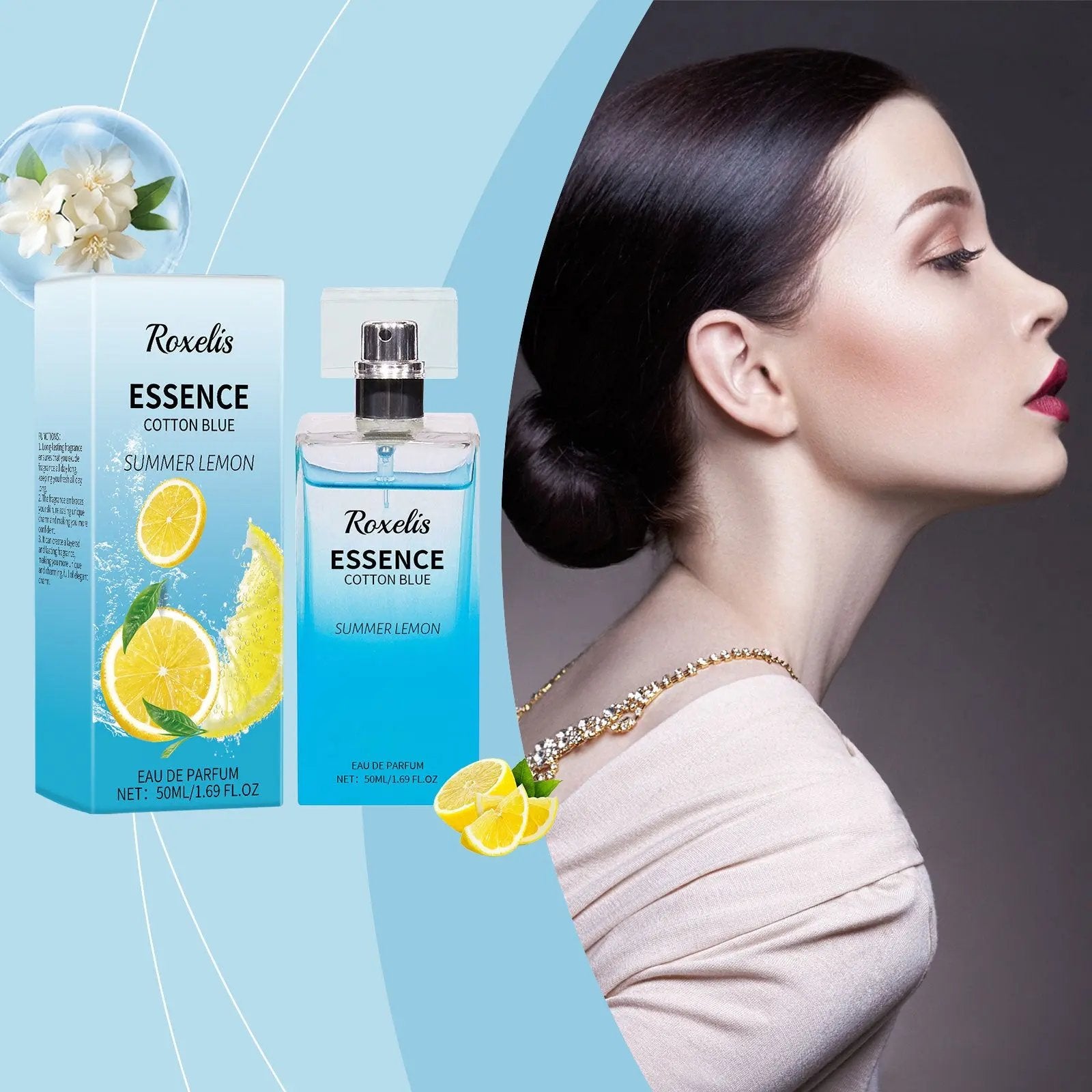 Summer Lemon Perfume – Fresh Citrus Fragrance for Women & Men (50ml) - AllvueCo