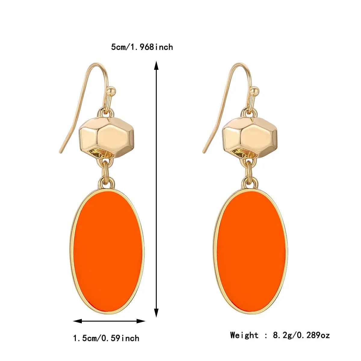 Colorful Flower Stud Earrings for European and American Summer - Stylish Jewelry & Accessories