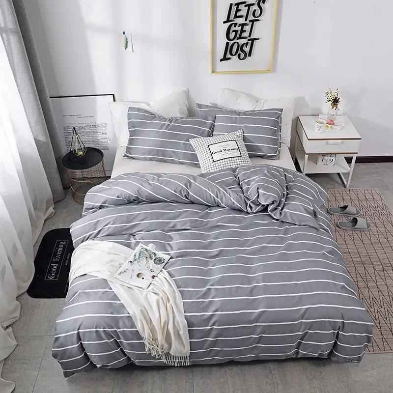 Printed Eyelashes Bedding Set - Four-Piece Foreign Trade Size