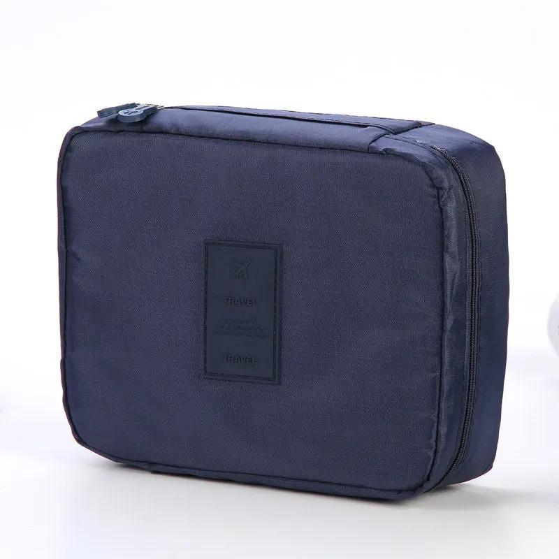 Portable Cosmetic Bag Waterproof Divider Multi-grid Pockets | Luggage & Bags - AllvueCo