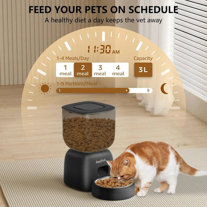 Smart Cat Feeding System – Dual Power Automatic Cat Feeder & Water Dispenser - AllvueCo