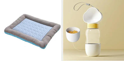 Pet Cooling Pad Bed for Dogs and Cats - Soft Summer Mat - AllvueCo