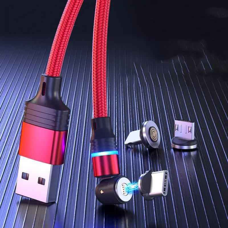 540 Degree Rotating Magnetic Charging Cable for Android Devices