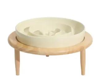 Pet Slow Food Ceramic Neck Protection Bowl - Durable Feeding Solution - AllvueCo