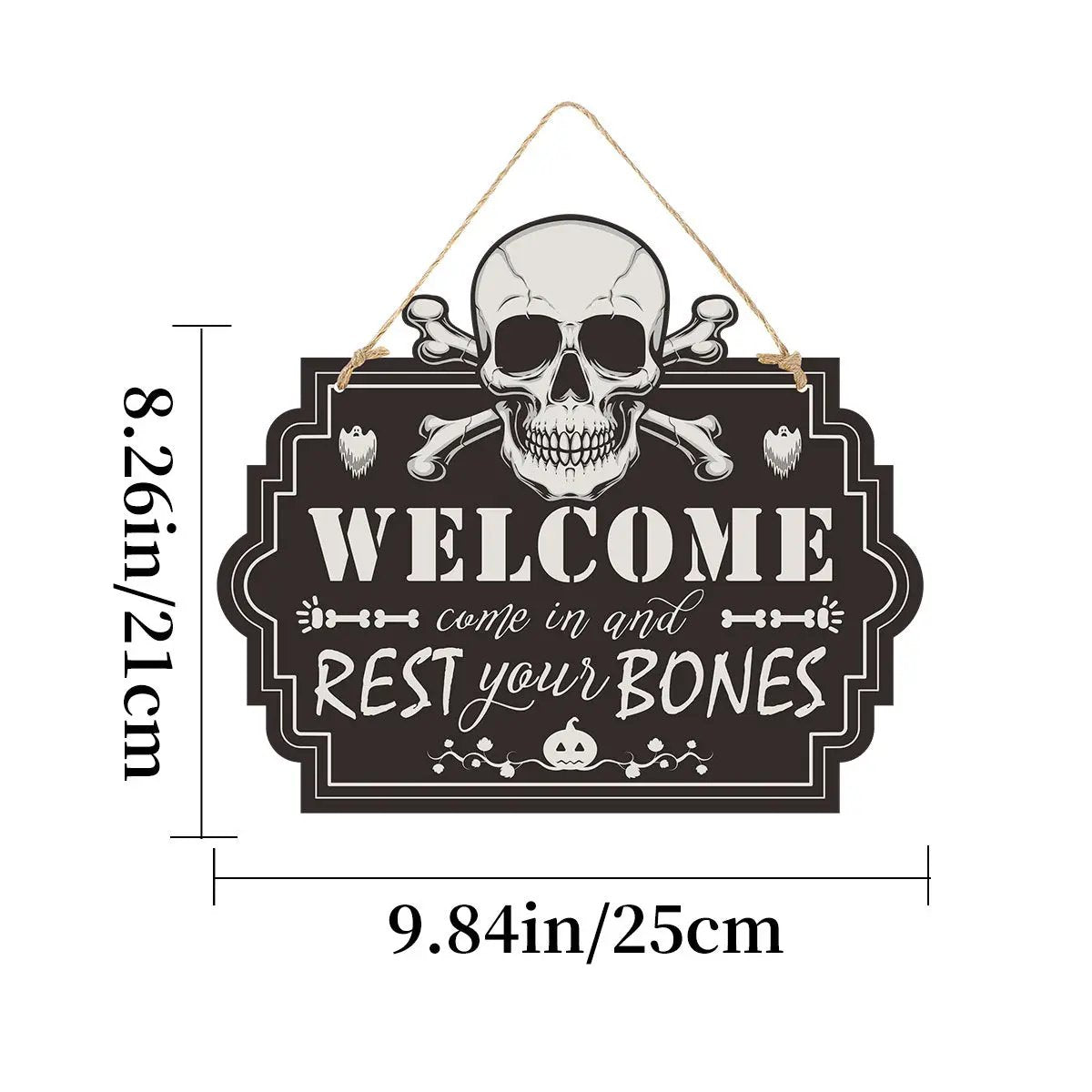 Imitation Wooden Doorplate for Ghost Festival and Haunted House - AllvueCo