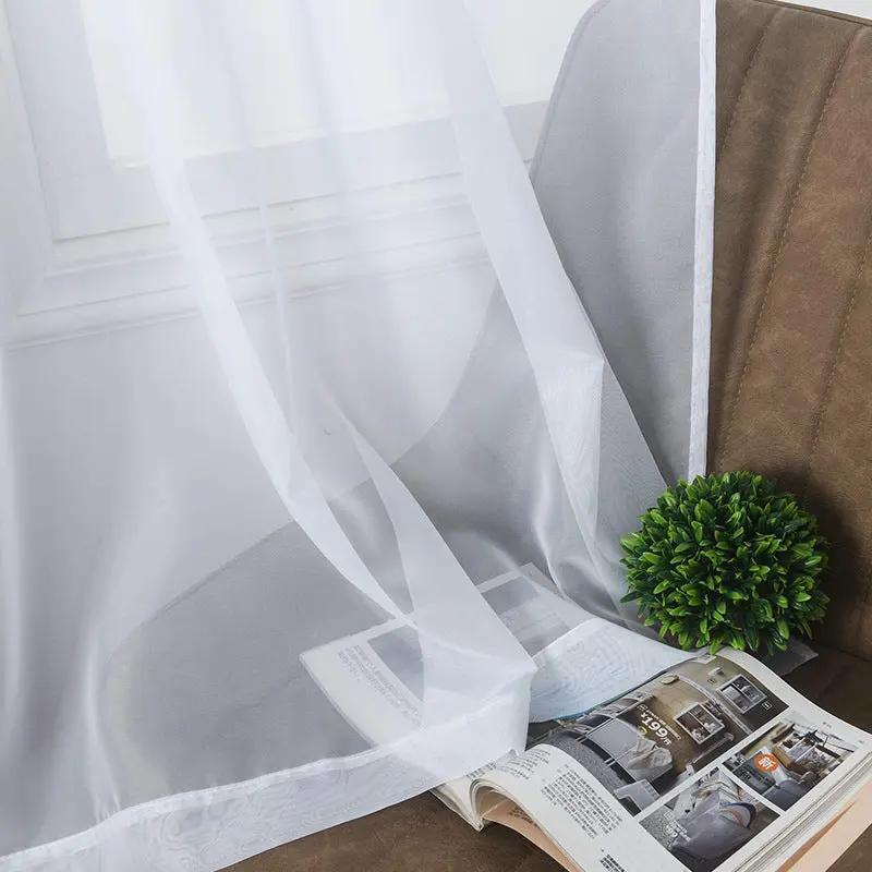 Modern Simple Thickened Solid Thin Window Gauze - Quality Window Treatment - AllvueCo
