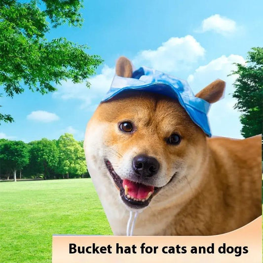 Breathable Summer Bucket Hat for Dogs & Cats – Lightweight & Wear-Resistant (S–L) - AllvueCo