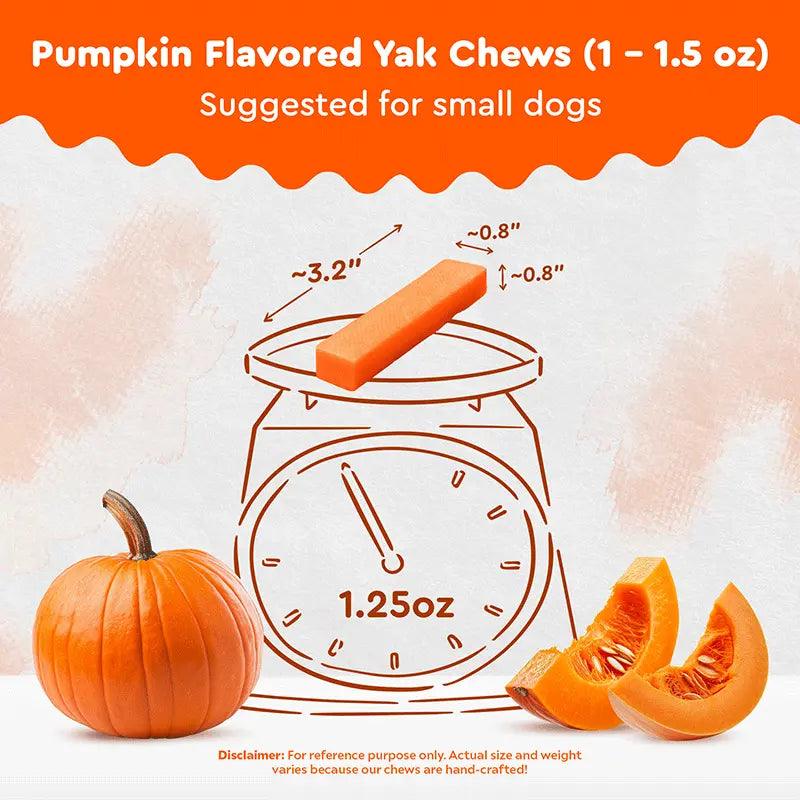 Pumpkin Yak Chews