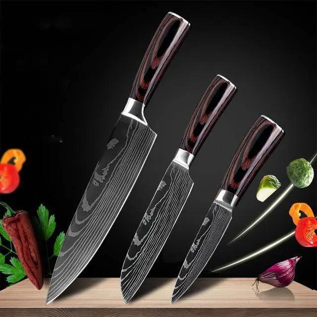 Carpenter's Special Set 6-Piece and 8-Piece Knife Set for Cooking - AllvueCo