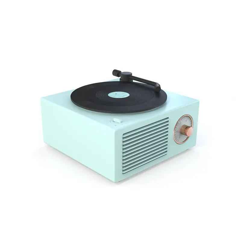 Wireless Retro Phonograph Speaker - Mini Portable Bluetooth-Compatible Design