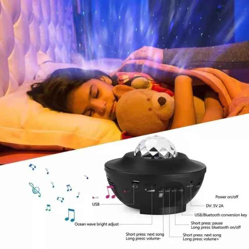 USB Musical Player Night Light - LED Night Light with Music Control