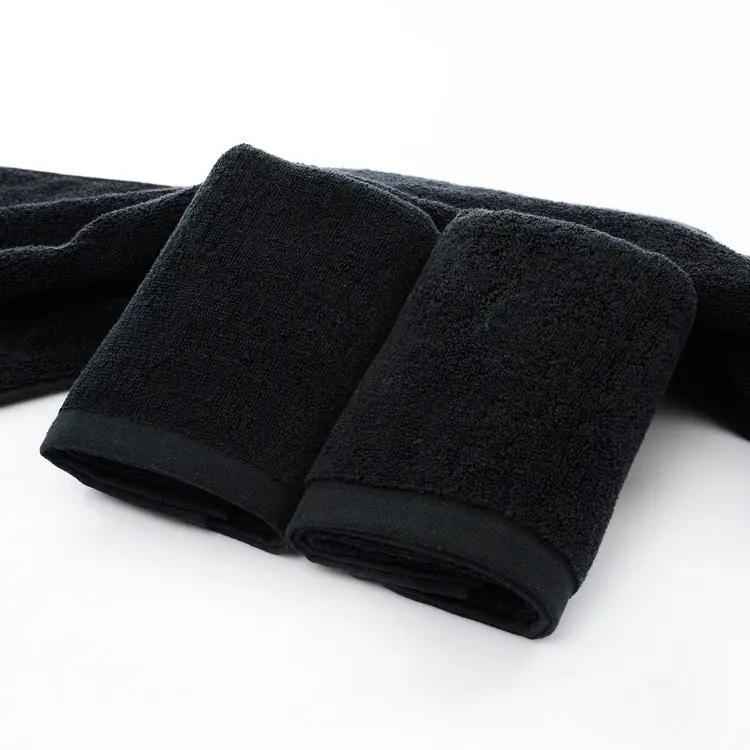 21 Strands of Durable and Stylish Black Cotton Towels