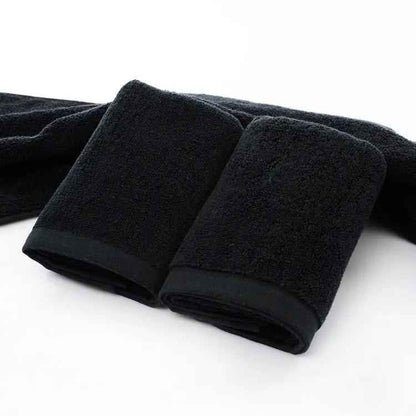 21 Strands of Durable and Stylish Black Cotton Towels