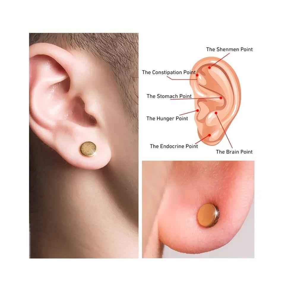 Quit Smoking Magnet Earrings for Auricular Therapy