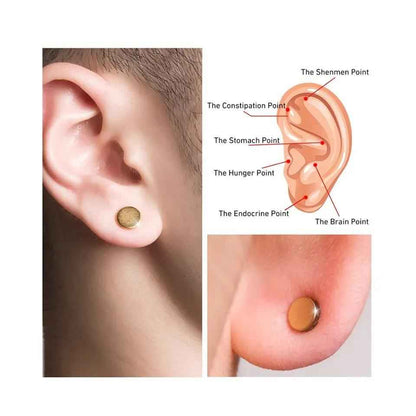 Quit Smoking Magnet Earrings for Auricular Therapy