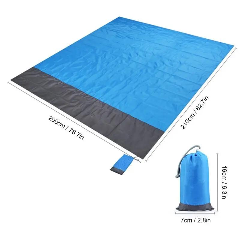 Portable Waterproof Picnic Mat – Foldable Beach Blanket with Carry Bag & Pegs - AllvueCo
