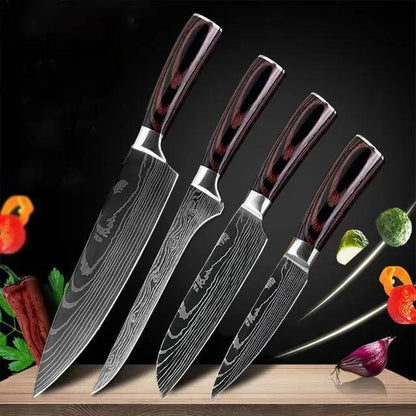 Carpenter's Special Set 6-Piece and 8-Piece Knife Set for Cooking - AllvueCo