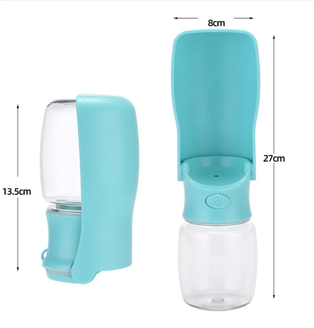 Dog Portable Water Bottle - Foldable Pet Water Dispenser for Dogs - AllvueCo
