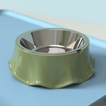 Stainless Steel Pet Feeding Bowl for Cats and Dogs - Non-Slip Design - AllvueCo