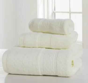 Cotton Soft Bath Towel Set - Double-Sided, Thick, Absorbent, and Skin-Friendly Comfort
