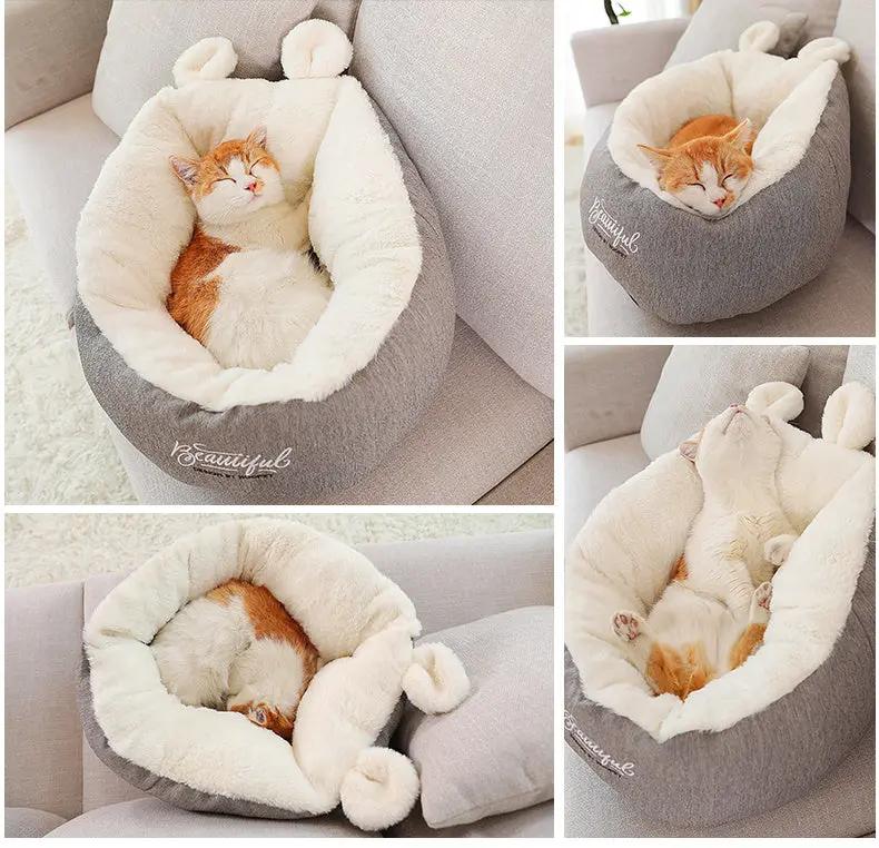 Pet Dog Bed Warming Soft Sleeping Bag Cushion Puppy Kennel | Luggage & Bags - AllvueCo