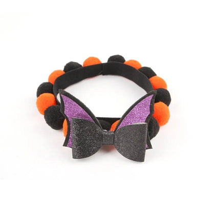 Halloween Pumpkin Collar - Pet Fur Ball Accessories for Pets - AllvueCo