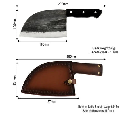 Artificial Forging Chopping Knives High Hardness - Durable Kitchen Tool - AllvueCo
