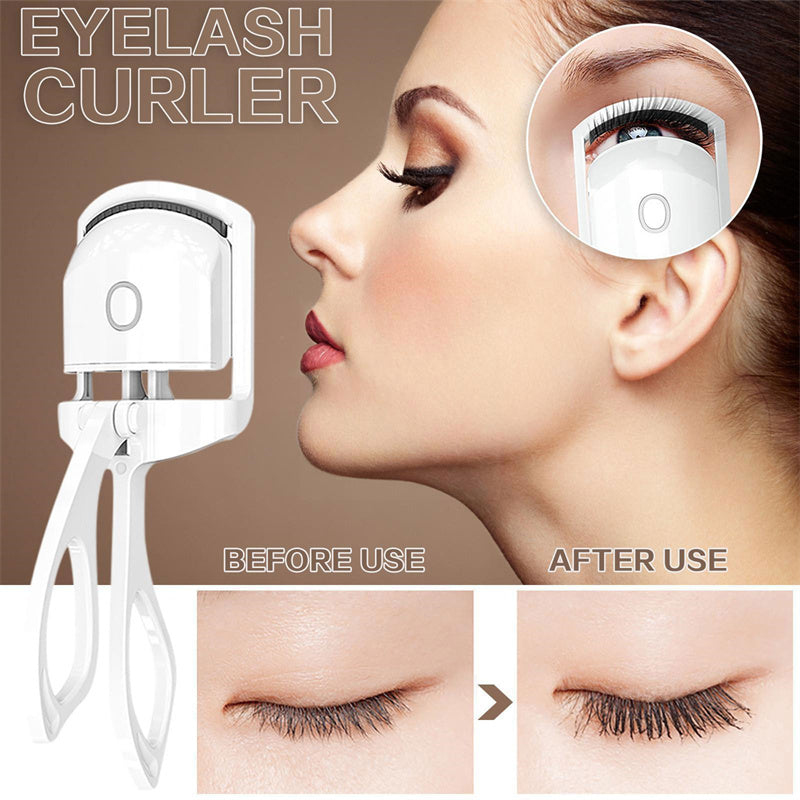 Heated Eyelash Curler – USB Rechargeable Dual-Temperature Lash Lifter for Long-Lasting Curl AllvueCo