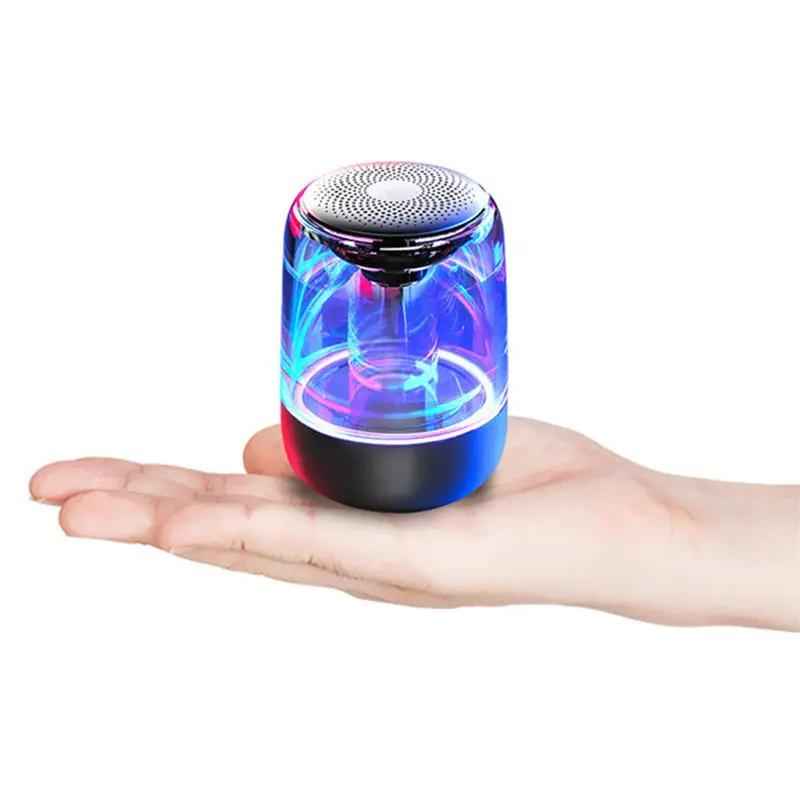 Portable Bluetooth Speakers with Bass and LED Light for a Powerful Sound Experience