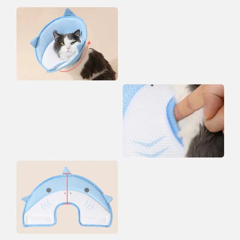 Soft Cat Recovery Collar - Nonwoven Fabric Cat Cone Collar - AllvueCo