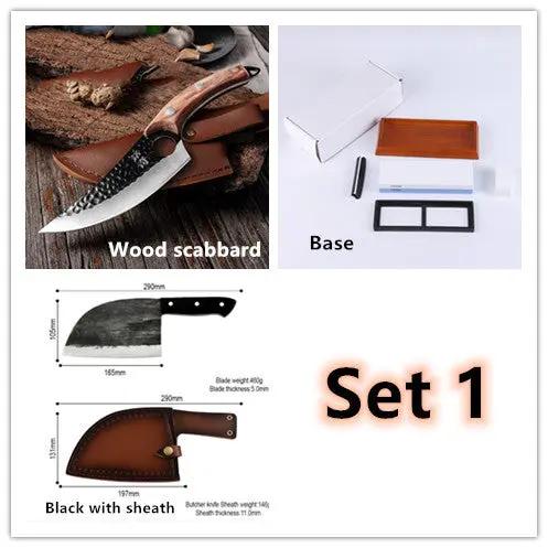 Artificial Forging Chopping Knives High Hardness - Durable Kitchen Tool - AllvueCo