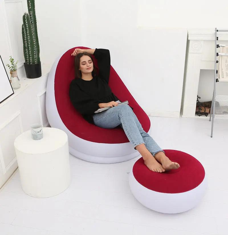 Lazy Bean Bag With Inflatable Folding Sofa - AllvueCo