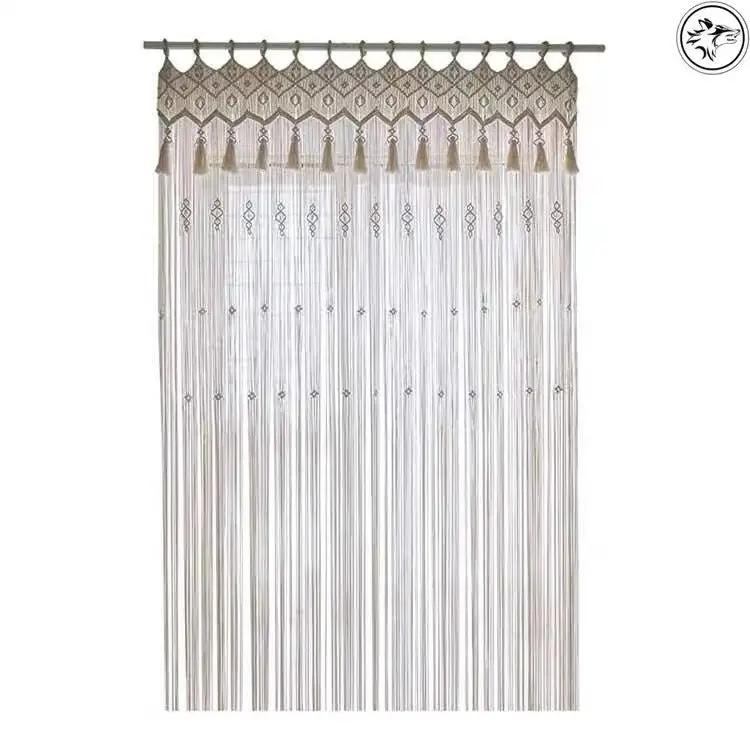 Bohemian Hand-woven Tapestry Curtain Partition for Weddings - AllvueCo