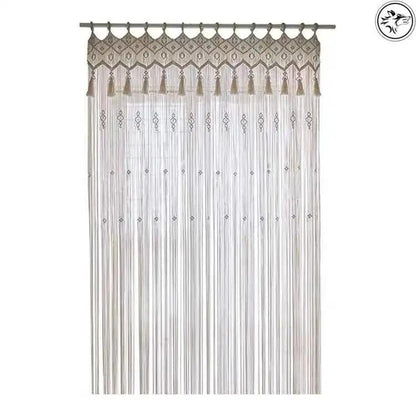 Bohemian Hand-woven Tapestry Curtain Partition for Weddings - AllvueCo