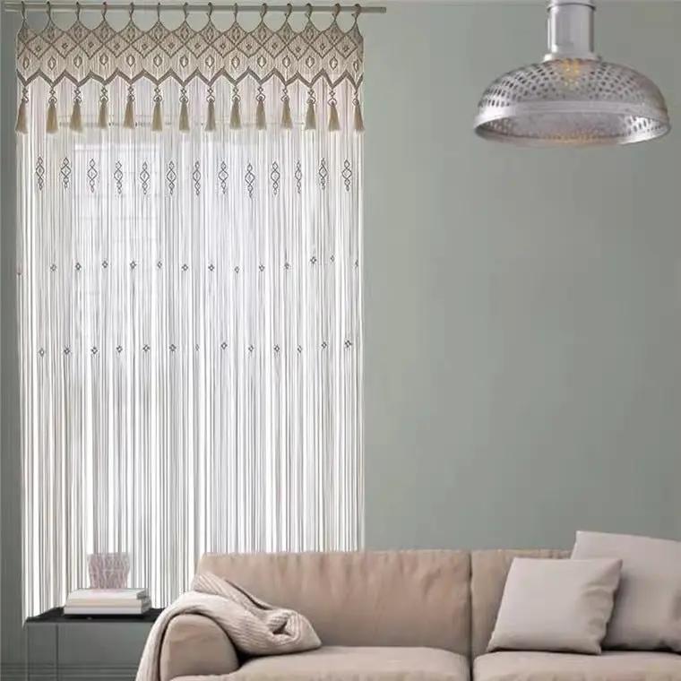 Bohemian Hand-woven Tapestry Curtain Partition for Weddings - AllvueCo